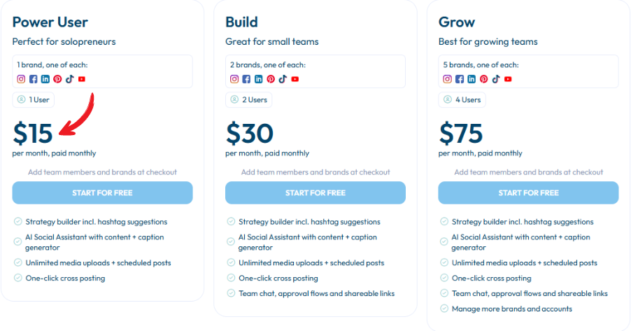 Pricing of Plann