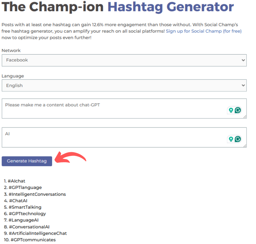 Hashtag Generator