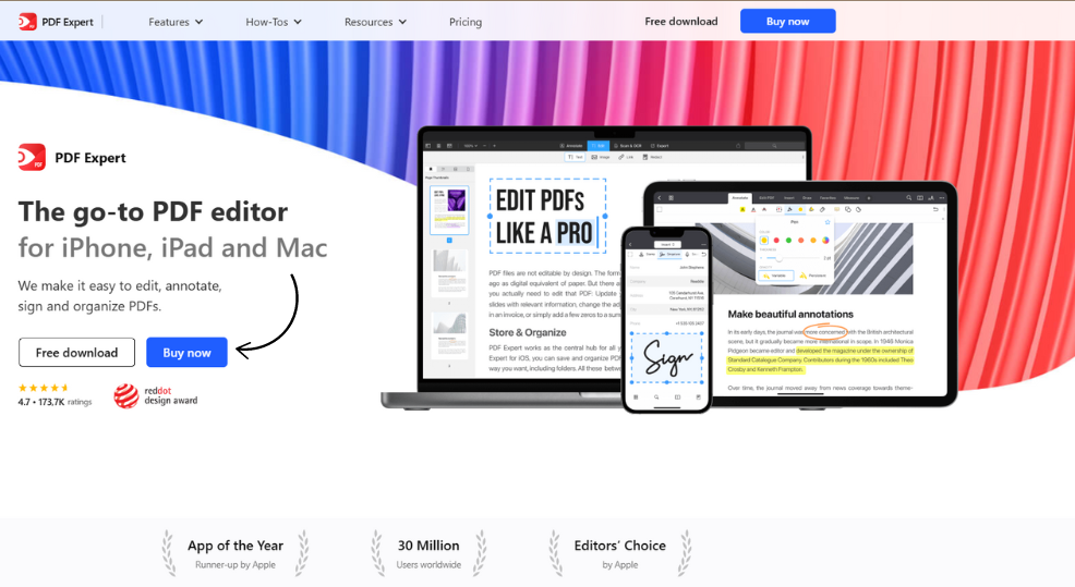 PDF Expert Homepage