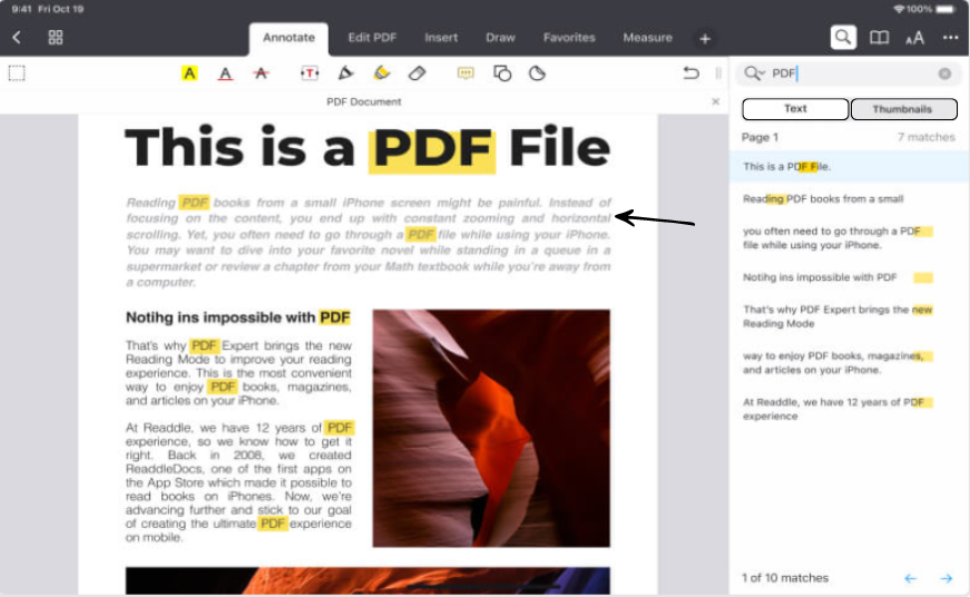 PDF Expert Read PDF 