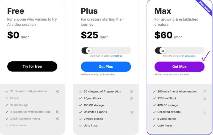 invideo pricing.pngnwww